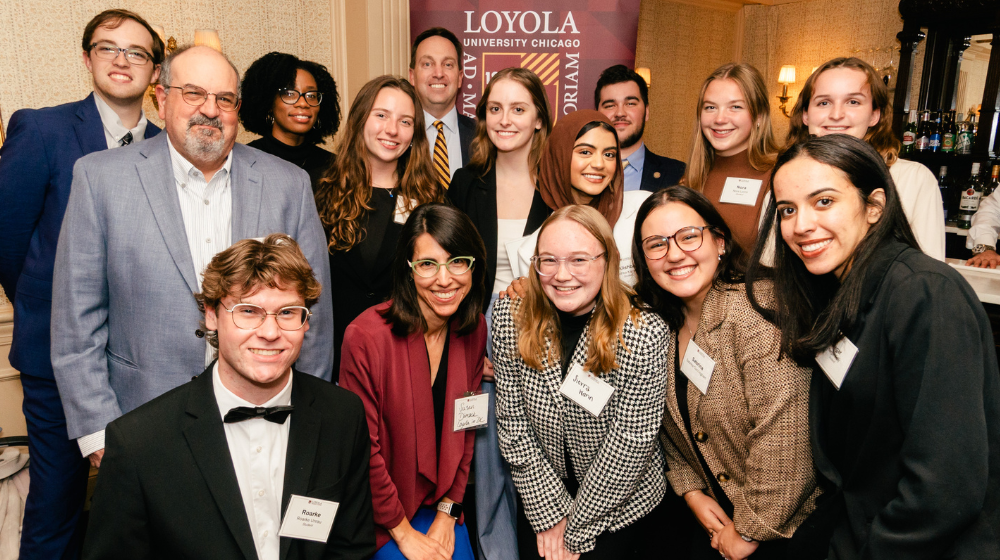 Alumni in the Washington DC area gather at a Loyola event.